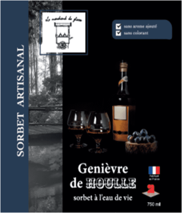 Sorbet  GENIEVRE DE HOULLE 750 ml