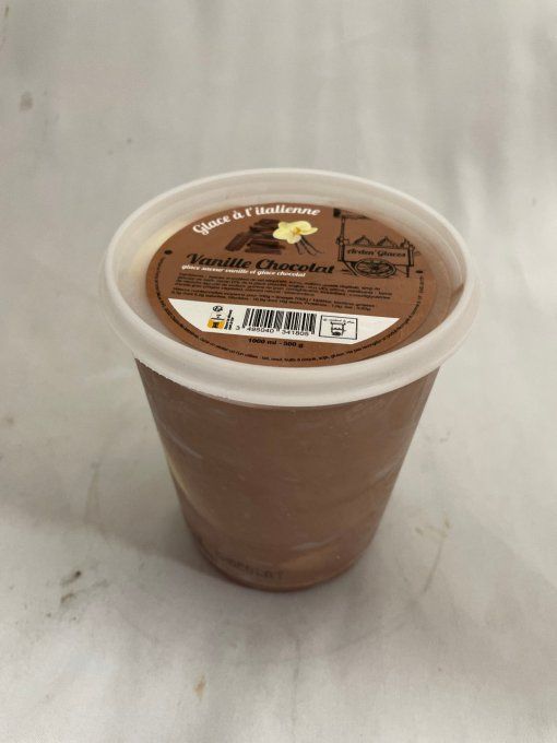 1L Glace à l'italienne VANILLE CHOCOLAT