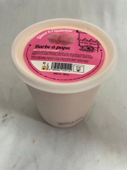 Glace à l'italienne BARBE A PAPA 1 litre